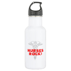 Nurses Rock! Personalizable Water Bottle