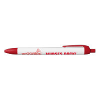 Nurses Rock red caduceus pen for nursing week day