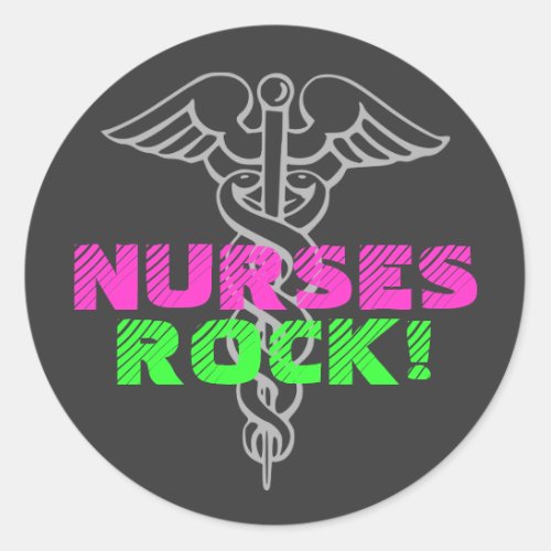 Nurses Rock stickers