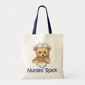 Nurses Rock Tote Bag by Spice at Zazzle