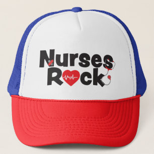 Nurses Rock Trucker Hat