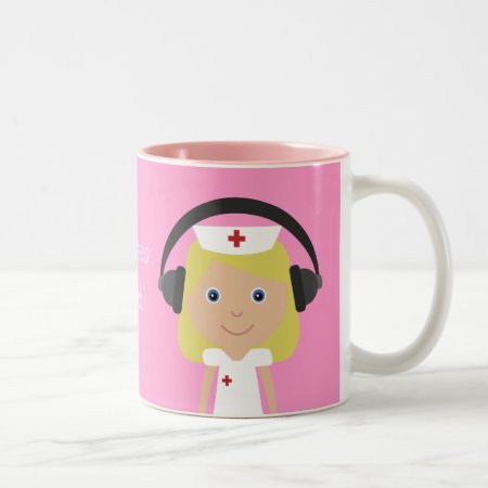 Nurses Rock! Two-tone Coffee Mug