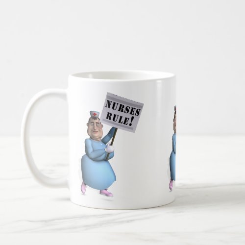 Nurses Rule Coffee Mug