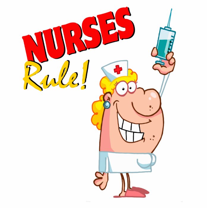 nurses rule cute cartoon nurse photo cutouts