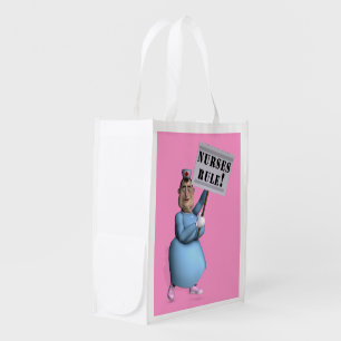 Nurses Rule! Grocery Bag