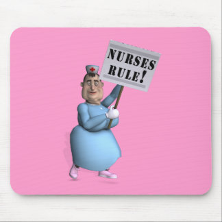 Nurses Rule! Mouse Pad