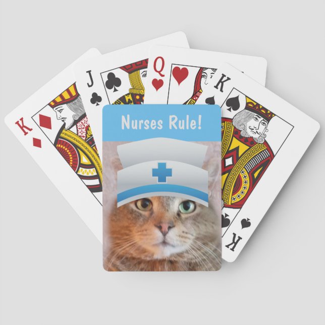 Nurses Rule Poker Cards (Back)