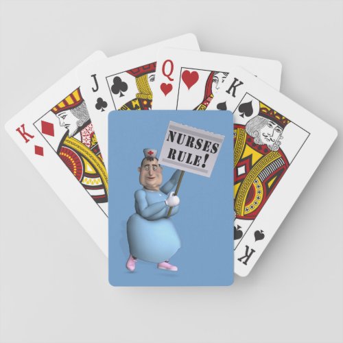 Nurses Rule Poker Cards