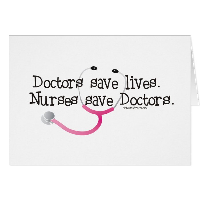 Nurses save Doctors Card