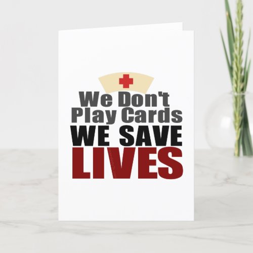 Nurses Save Lives Holiday Card