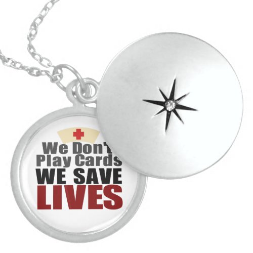 Nurses Save Lives Locket Necklace