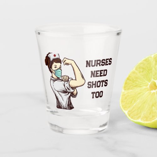 Nurses  shot glass