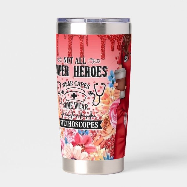 Nurses Stethoscope Insulated Tumbler (Back)