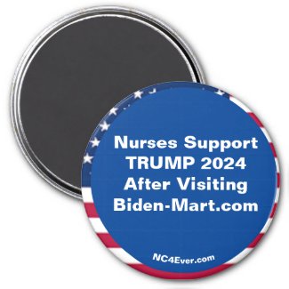 Nurses Support TRUMP 2024 After Fridge Magnet