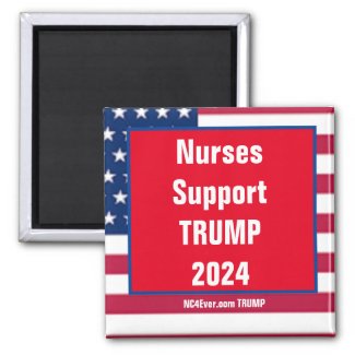 Nurses Support TRUMP 2024 magnet