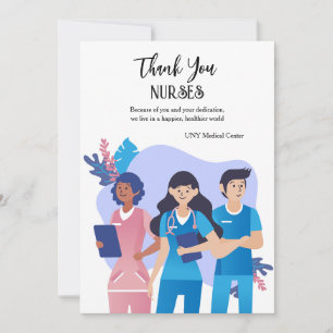 Nurses Thank You Card