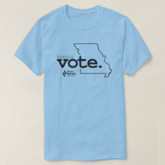Nurses Vote Light Colored T-Shirt
