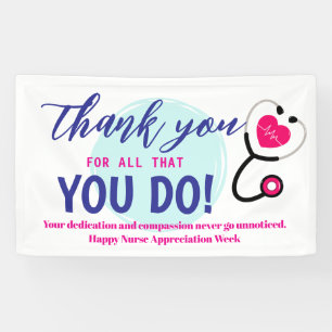 Nurses Week Appreciation Banner – Honoring 