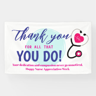 Nurses Week Appreciation Banner – Honoring