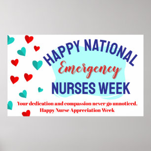 Nurses Week Appreciation Banner – Honoring Poster