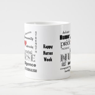 Nurses Week-Neonatal Nurse Pride-Attributes Giant Coffee Mug