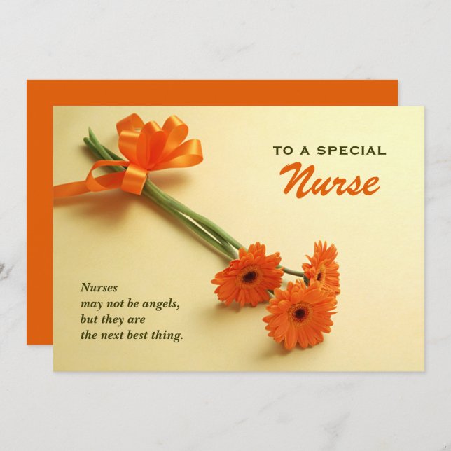Nurses Week / Nurses Day Greeting Card (Front/Back)