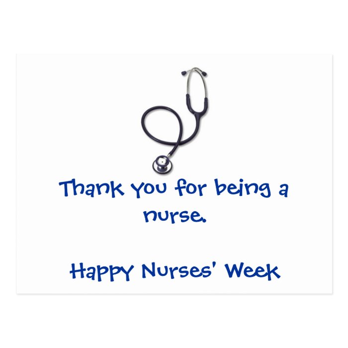 Nurses' Week postcard