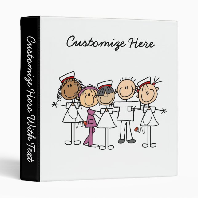 Nurses Week T-shirts and Gifts Binder (Front/Spine)
