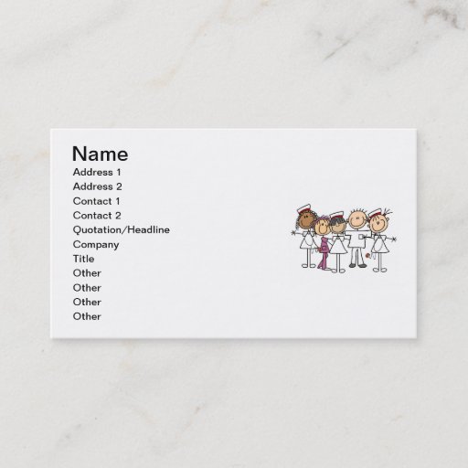 Customizable Nurses Week T-shirts and Gifts Business Card
