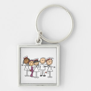 Nurses Week T-shirts and Gifts Keychain