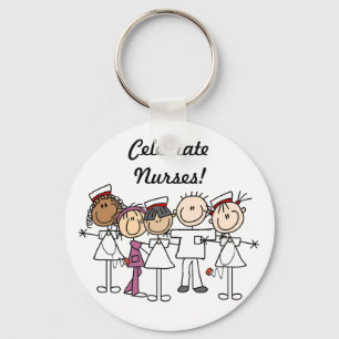Nurses Week T-shirts and Gifts Keychain