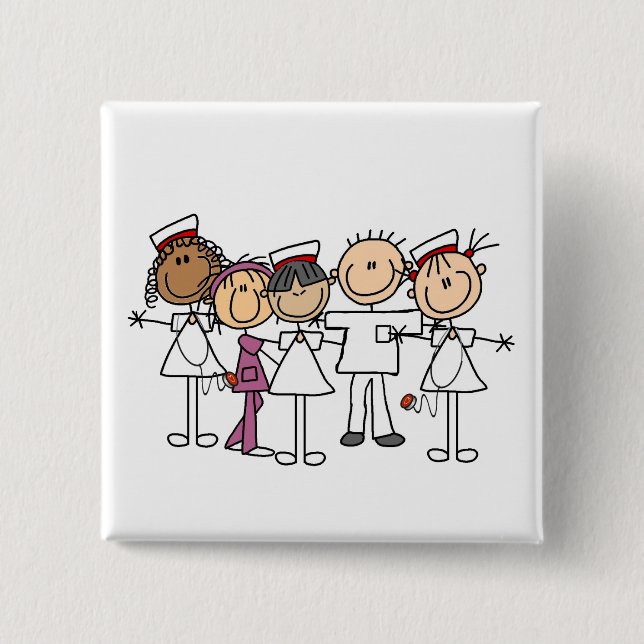 Nurses Week T-shirts and Gifts Pinback Button (Front)