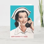 Nurses Week Vintage Nurse Funny Card