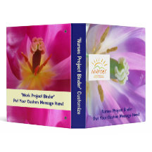 Nurses Work Project Binder Tulips Customize