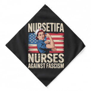 Nursetifa Nurse Against Fascism Bandana