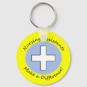 Nursing Assistant Gifts "Making a Difference" Keychain