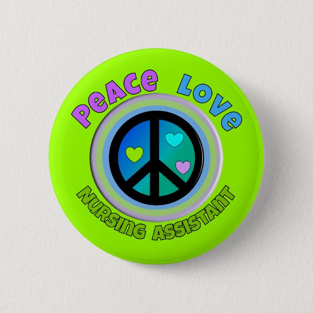 Nursing Assistant Gifts Pinback Button (Front)