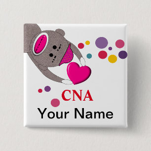 Nursing Assistant Name Badge Pins Customizable II