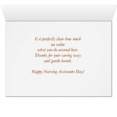 Nursing Assistants Day Awesome Cards (Inside Horizontal (Bottom))