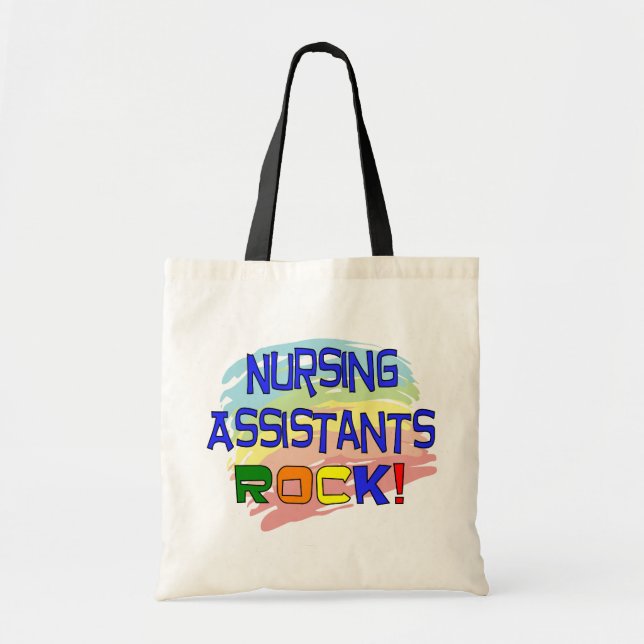 Nursing Assistants ROCK Tote Bag (Front)