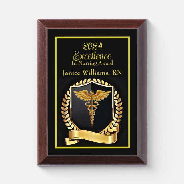 Nursing Award Plaque (Vertical)