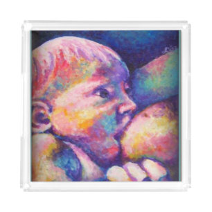 Nursing Baby Acrylic Tray