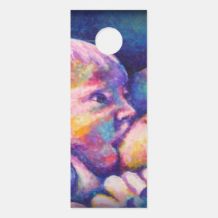 Nursing Baby  Door Hanger