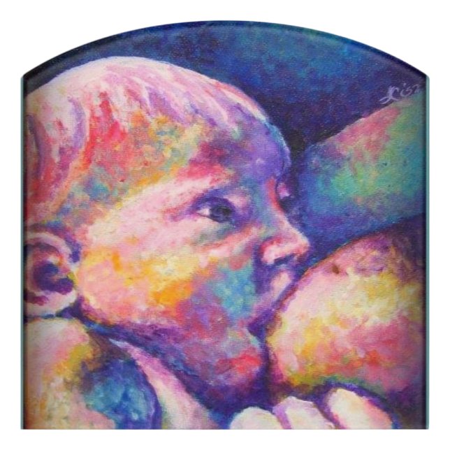 Nursing Baby  Door Sign (Contour Front)