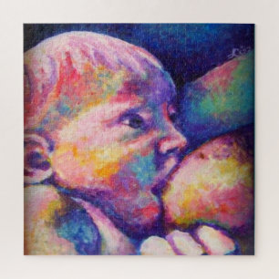 Nursing Baby Jigsaw Puzzle