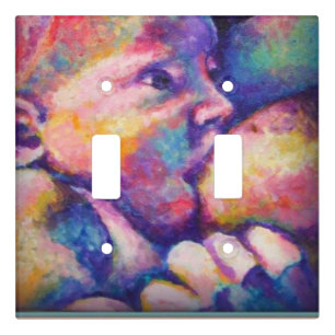 Nursing Baby Light Switch Cover