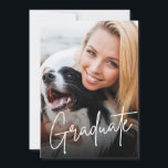 Nursing Bachelor of Science Graduate Custom Photo Announcement<br><div class="desc">Announce your achievement in the nursing field with our sophisticated Nursing Bachelor of Science Graduate Custom Photo Graduation Announcement Flat Card – a perfect blend of elegance and professionalism. This customizable flat card is designed for a sleek and contemporary look, making it ideal for sharing. Versatile and refined, this flat...</div>