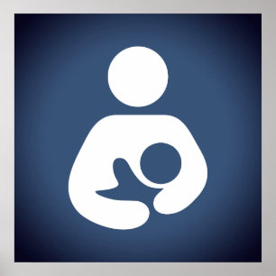 Nursing / Breastfeeding Symbol Poster