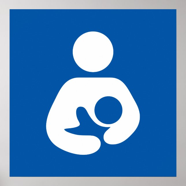 Nursing / Breastfeeding Symbol Poster (Front)