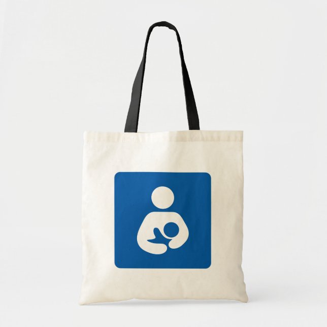Nursing / Breastfeeding Symbol Tote Bag (Front)
